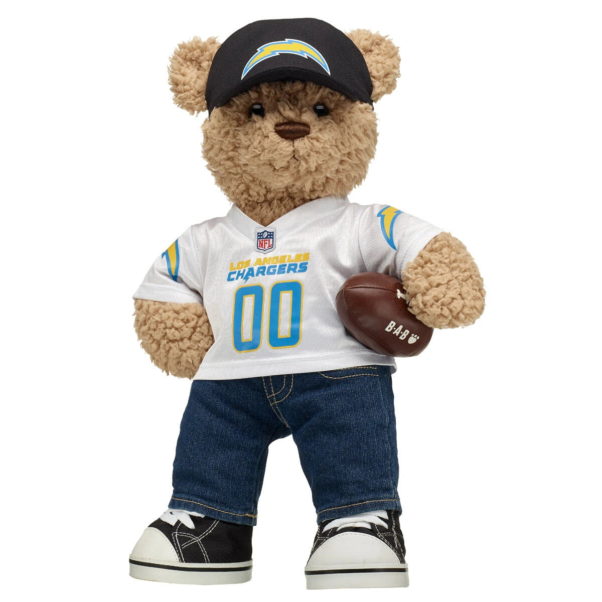 Los Angeles Chargers Timeless Teddy Bear Football Gift Set - US 3482