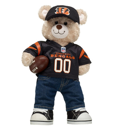 Cincinnati Bengals Happy Hugs Teddy Bear Football Gift Set - US 3801