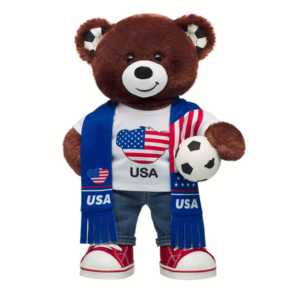 Let's Goal Bear USA Gift Set | Build-A-Bear - US 6687