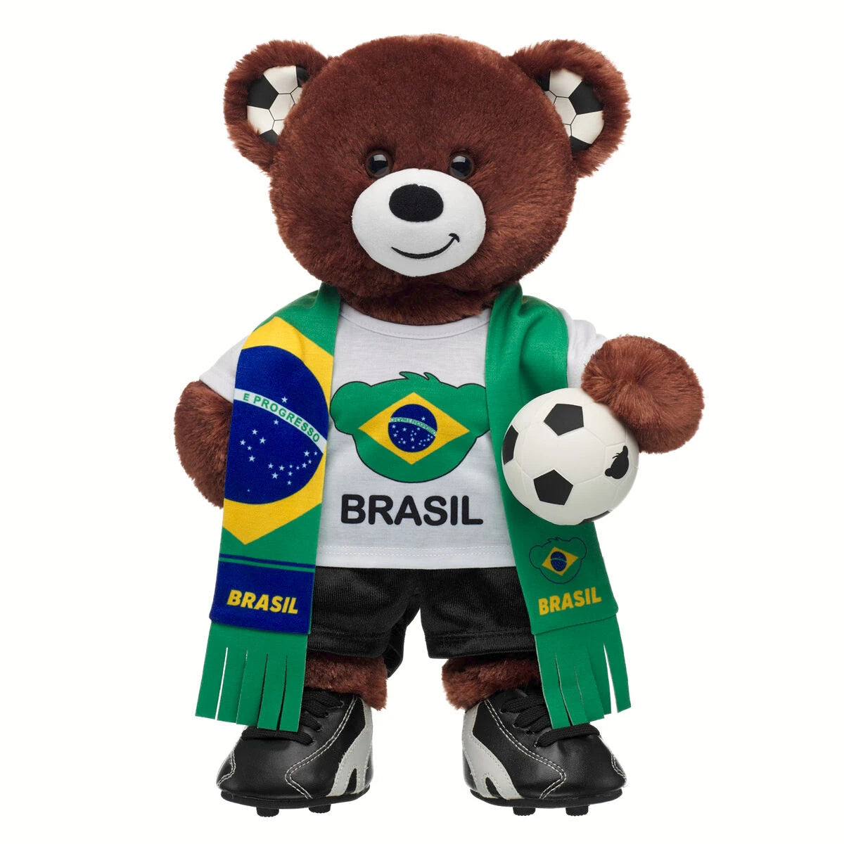 Let's Goal Bear Brasil Gift Set | Build-A-Bear - US 9618