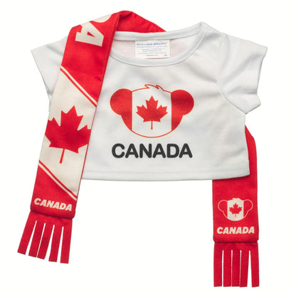 Let's Goal Bear Canada Gift Set | Build-A-Bear - US 9101