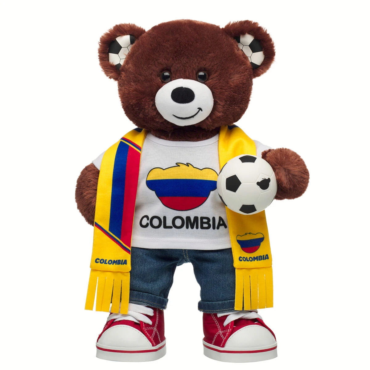 Let's Goal Bear Colombia Gift Set | Build-A-Bear - US 3680