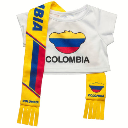 Let's Goal Bear Colombia Gift Set | Build-A-Bear - US 3680