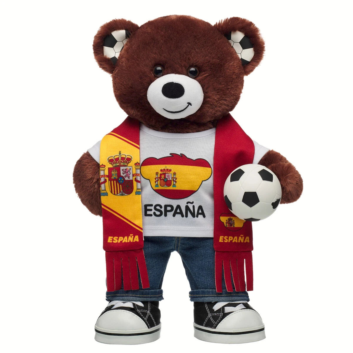 Let's Goal Bear Spain Gift Set | Build-A-Bear - US 9708