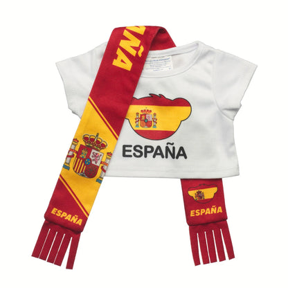 Let's Goal Bear Spain Gift Set | Build-A-Bear - US 9708