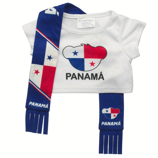Panama Scarf &amp; T-Shirt Set | Build-A-Bear - US 9491