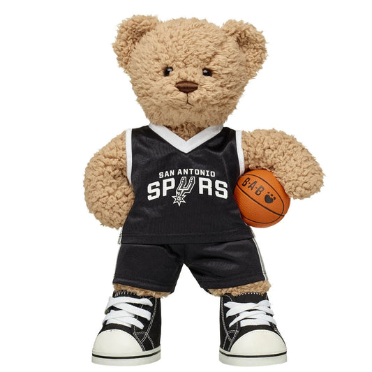 Timeless Teddy Bear San Antonio Spurs Basketball Gift Set | Build-A-Bear® - US 4627