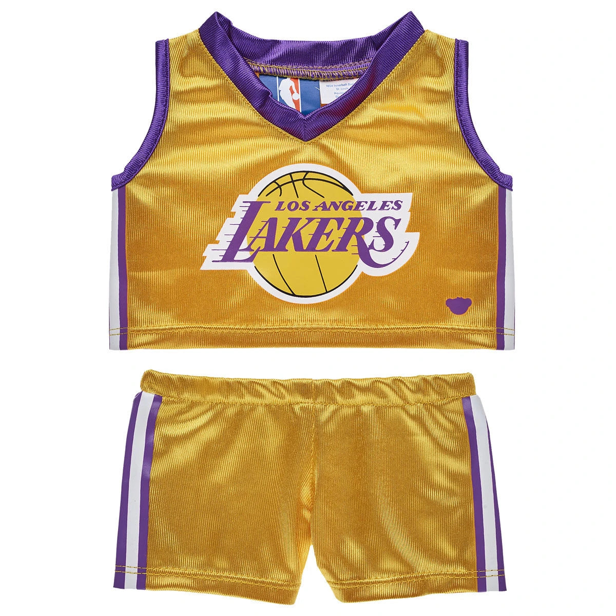 Los Angeles Lakers Uniform 2 pc. for Stuffed Animals | Build-A-Bear® - US 7528