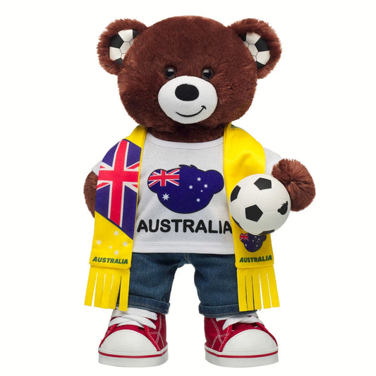 Let's Goal Bear Australia Gift Set | Build-A-Bear - US 6293