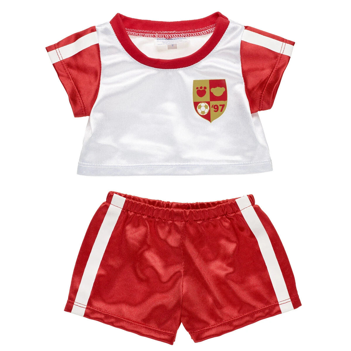 Pawlette™ Plush Red Soccer Set &amp; Soccer Ball | Build-A-Bear® - US 8361