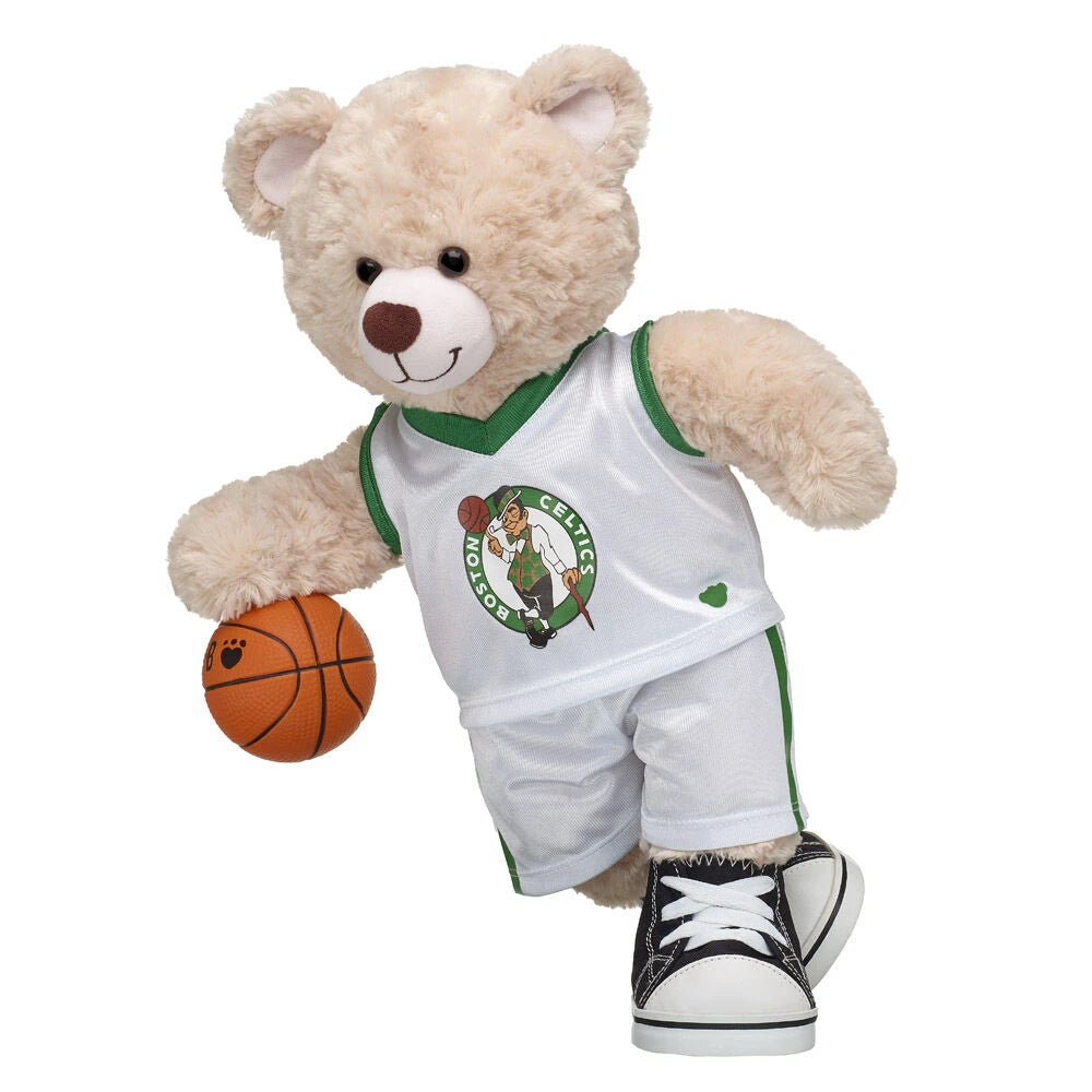 Boston Celtics Basketball Teddy Bear Gift Set | Build-A-Bear® - US 8641
