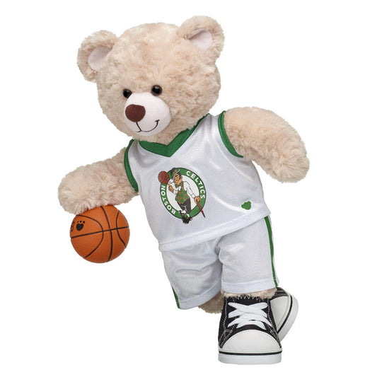 Boston Celtics Basketball Teddy Bear Gift Set | Build-A-Bear® - US 8641