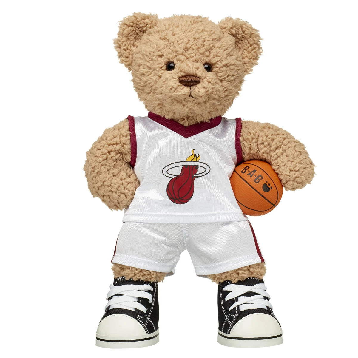 Teddy Bear Miami Heat Basketball Gift Set | Build-A-Bear® - US 3873