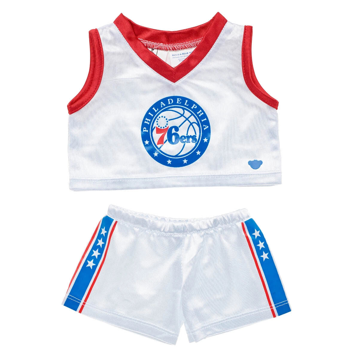 Philadelphia 76ers Uniform 2 pc. for Stuffed Animals | Build-A-Bear® - US 7685