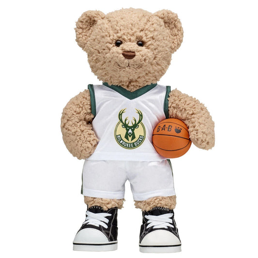 Milwaukee Bucks Timeless Teddy Bear Basketball Gift Set - US 4131