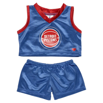 Detroit Pistons Uniform 2 pc. for Plush Toys | Build-A-Bear® - US 7435
