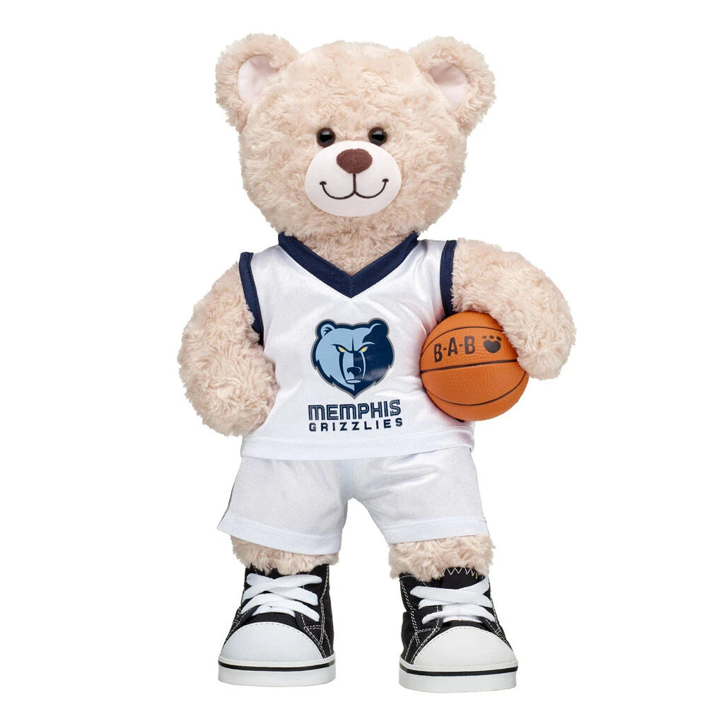 Memphis Grizzlies Basketball Teddy Bear Gift Set | Build-A-Bear® - US 2721