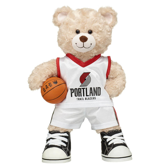 Happy Hugs Teddy Bear Portland Trail Blazers Basketball Gift Set - US 8962