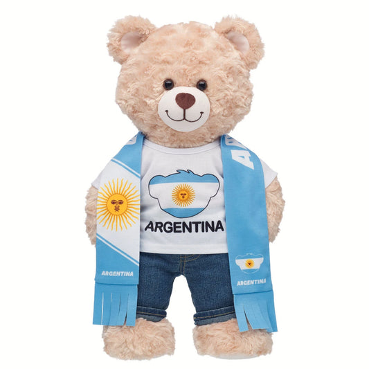 Argentina Scarf &amp; T-Shirt Set | Build-A-Bear - US 6426