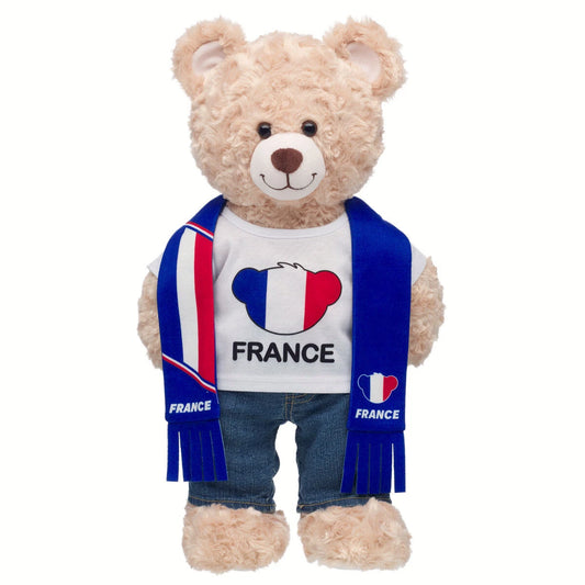 France Scarf &amp; T-Shirt Set | Build-A-Bear - US 3923