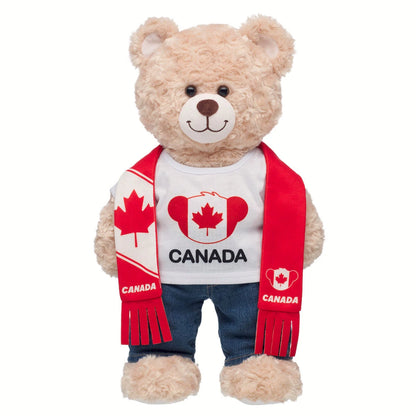 Canada Scarf &amp; T-Shirt Set | Build-A-Bear - US 4990