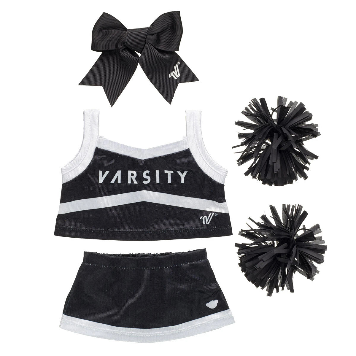 Online-Only Varsity Spirit Black Cheer Uniform | Build-A-Bear® - US 3758