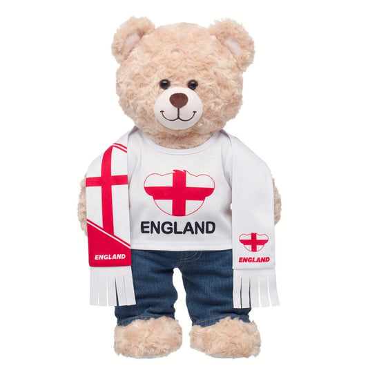 England Scarf &amp; T-Shirt Set | Build-A-Bear - US 6685