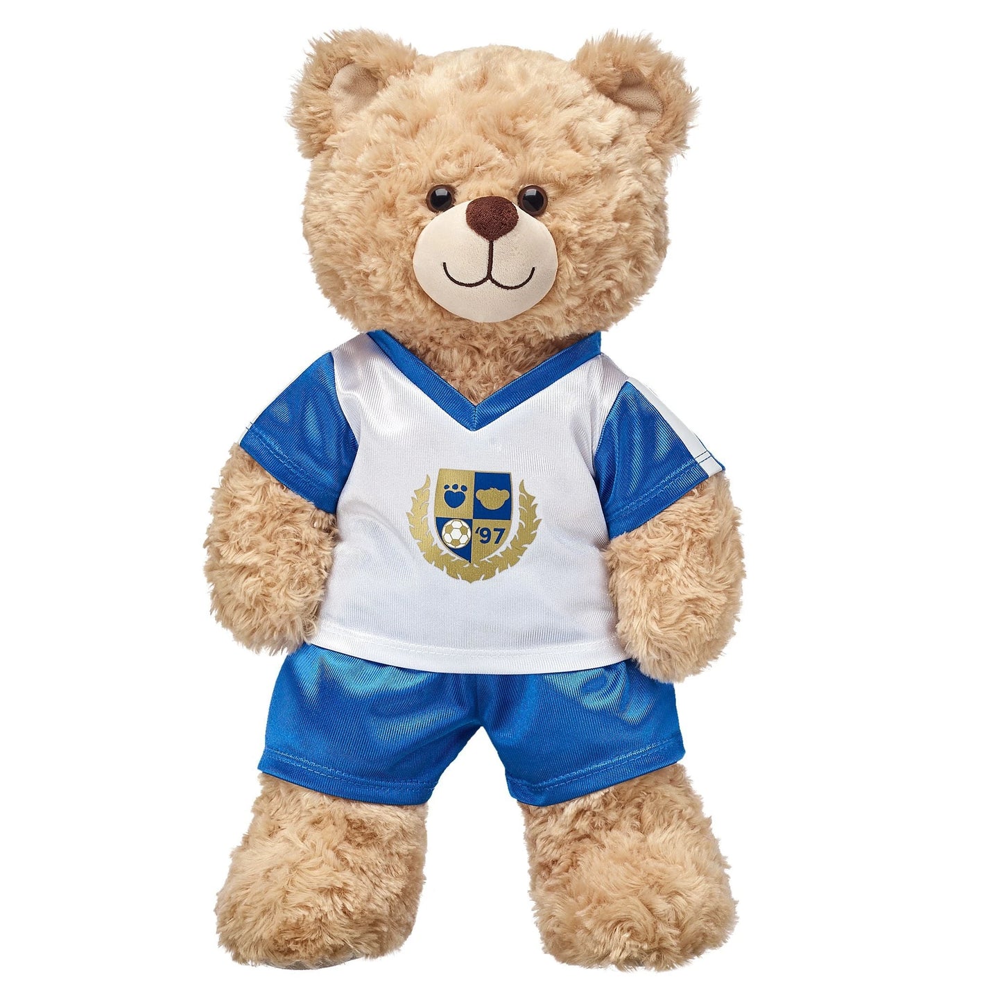 Blue &amp; White Soccer Uniform 2 pc. for Stuffed Animals | Build-A-Bear® - US 8102