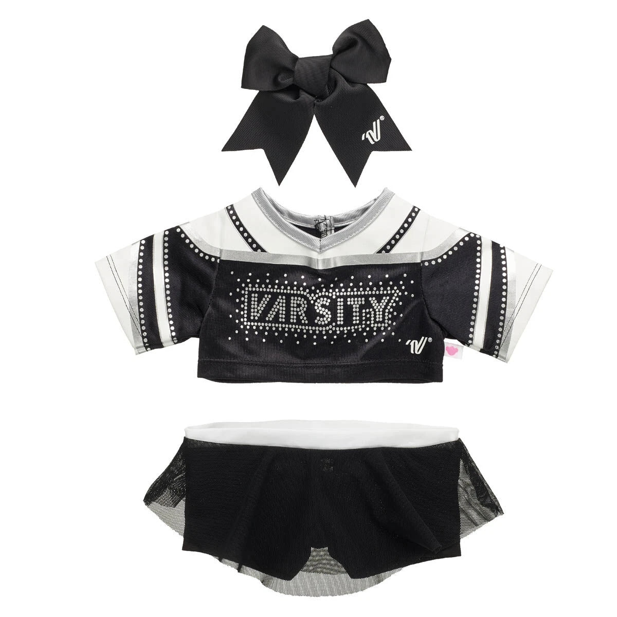 Varsity Spirit All-Star Black Cheer Uniform | Build-A-Bear® - US 9504