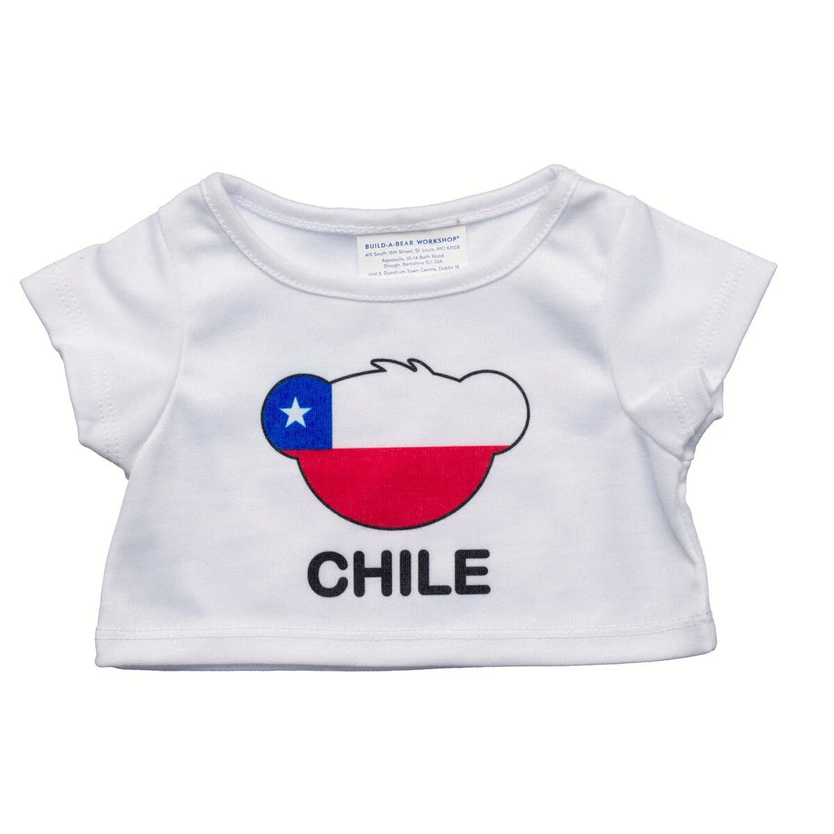 Online Exclusive Chile T-Shirt | Build-A-Bear - US 1442