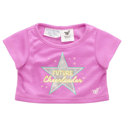 Online-Only Varsity Spirit Future Cheerleader Tee | Build-A-Bear® - US 6155