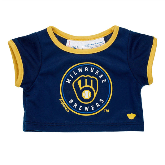 Milwaukee Brewers™ Baseball T-Shirt for Stuffed Animals | Build-A-Bear® - US 6377