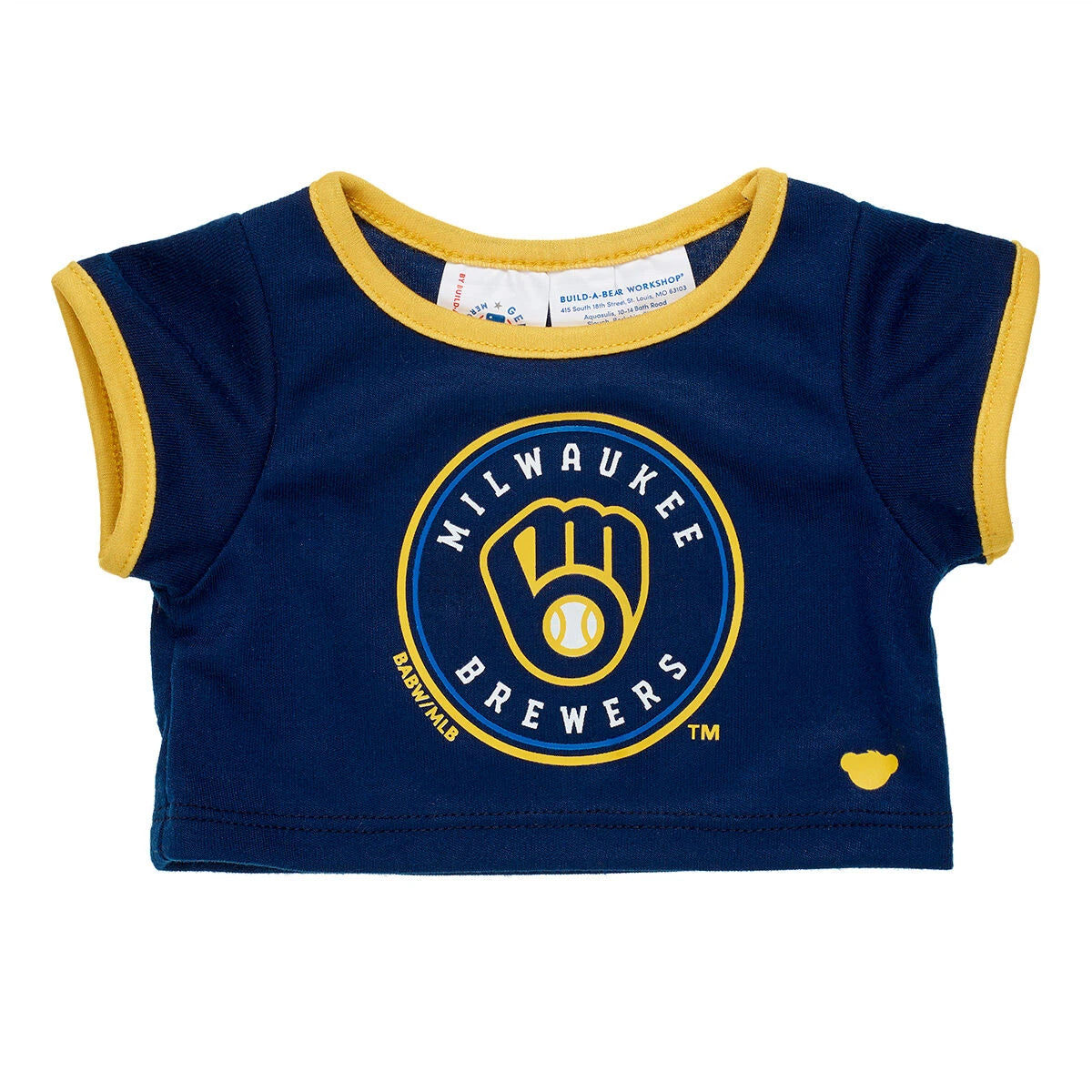 Milwaukee Brewers™ Baseball T-Shirt for Stuffed Animals | Build-A-Bear® - US 3169
