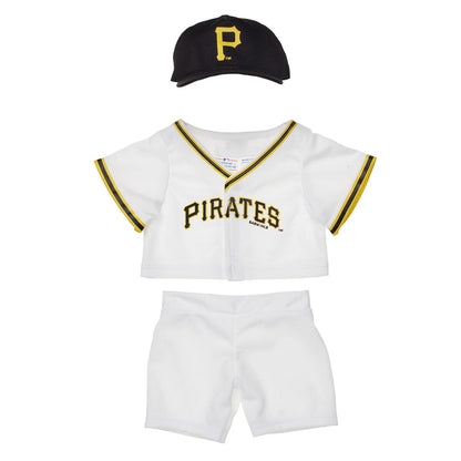 Pittsburgh Pirates™ Uniform 3 pc. for Stuffed Animals | Build-A-Bear® - US 3330