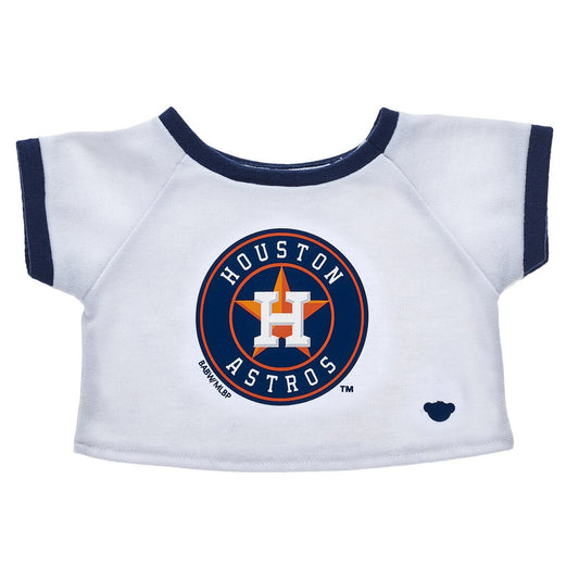Houston Astros™ Ringer T-Shirt for Stuffed Animals | Build-A-Bear® - US 8065