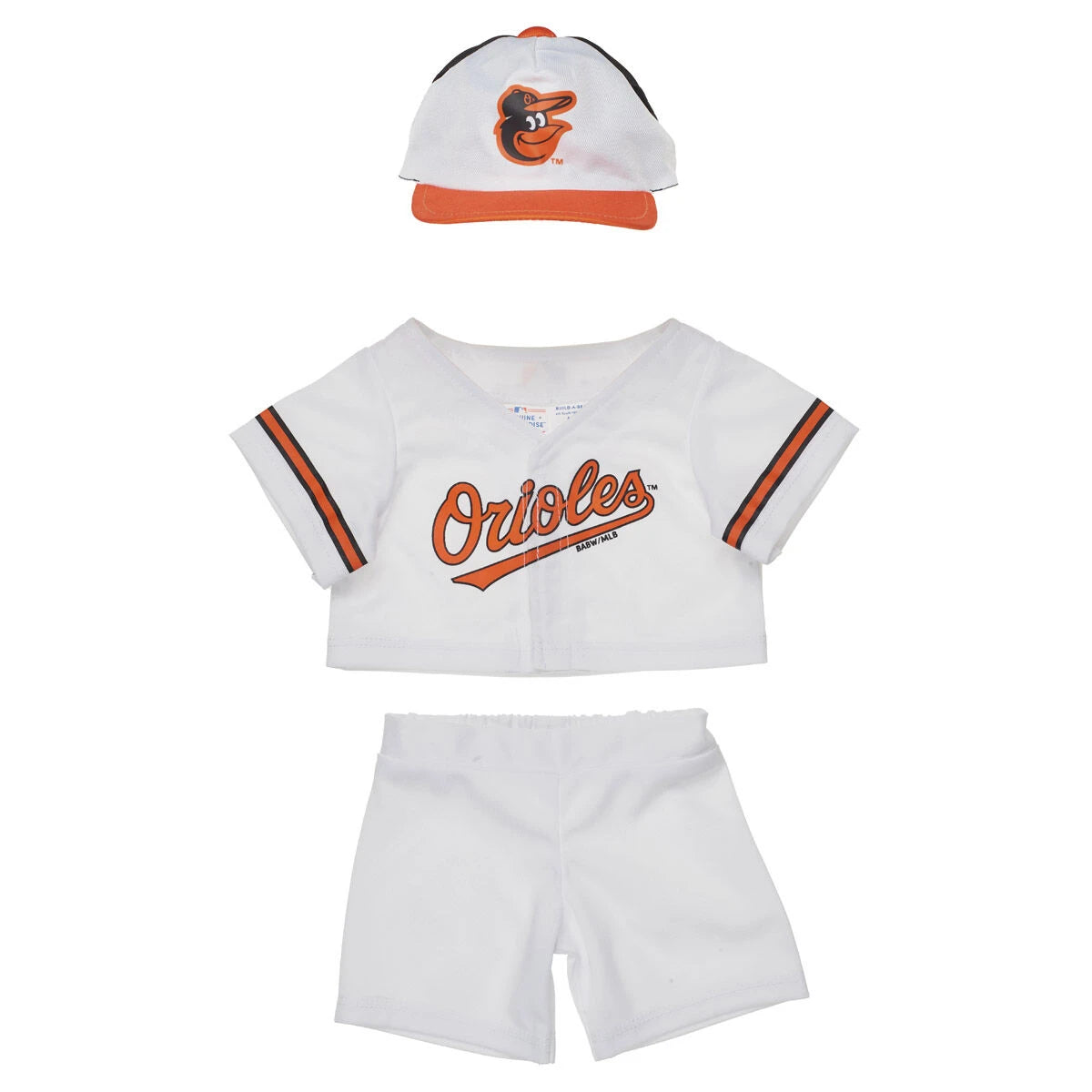 Baltimore Orioles Uniform 3 pc. for Stuffed Animals | Build-A-Bear® - US 9303