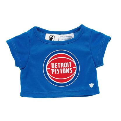 Detroit Pistons Stuffed Animal T-Shirt | Shop Now at Build-A-Bear® - US 5259