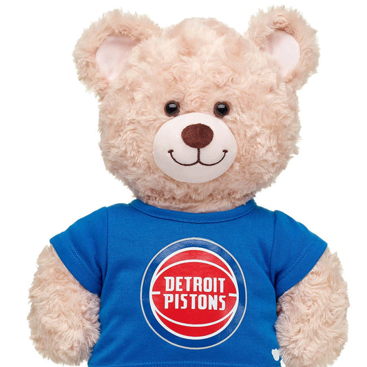 Detroit Pistons Stuffed Animal T-Shirt | Shop Now at Build-A-Bear® - US 1266