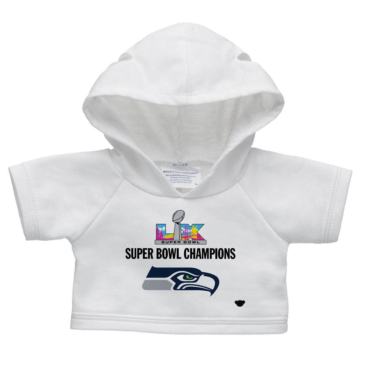 Super Bowl LX Seattle Seahawks Hoodie | Build-A-Bear - US 1763