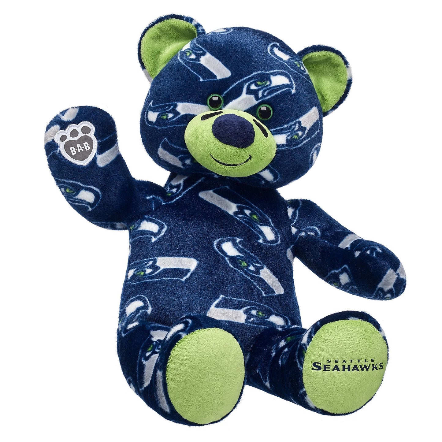 Seattle Seahawks Teddy Bear | Build-A-Bear® - US 8013