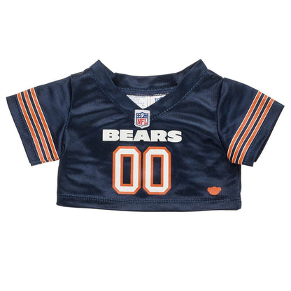 Chicago Bears Teddy Bear Fan Hat and Football Gift Set - US 7769