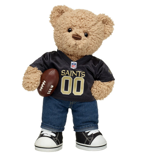 Timeless Teddy Football New Orleans Saints Gift Set | Build-A-Bear® - US 2317