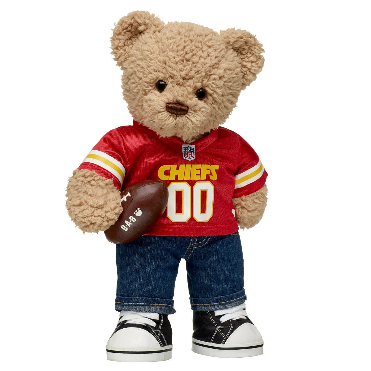 Timeless Teddy Kansas City Chiefs Football Gift Set | Build-A-Bear® - US 2467