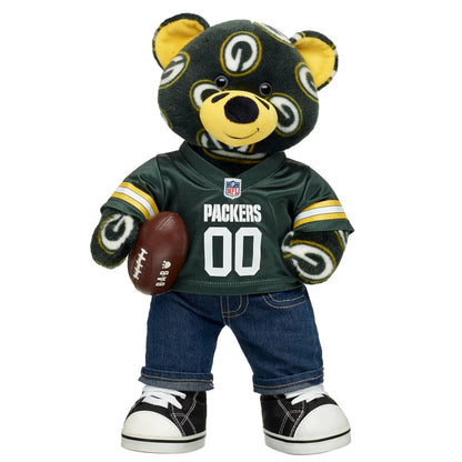 Football Bear Green Bay Packers Gift Set | Build-A-Bear® - US 6170