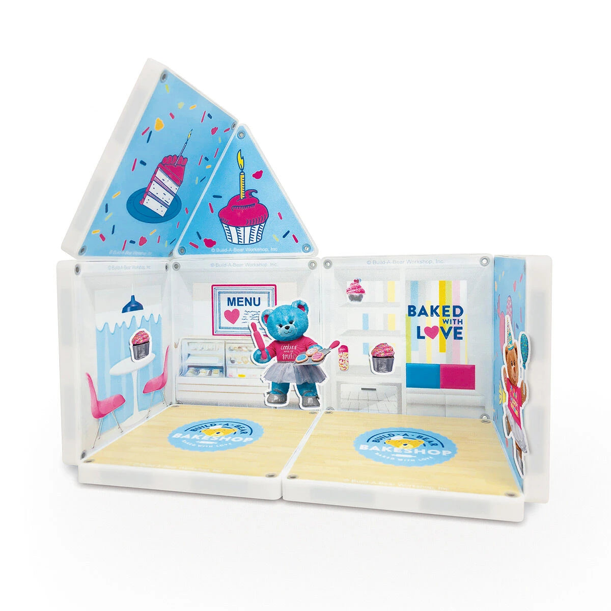 Magna-Tiles® The Bakeshop Cub Condo for Stuffed Animals | Build-A-Bear® - US 4701