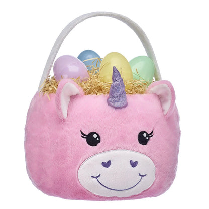 Pink Unicorn Basket for Stuffed Animals | Build-A-Bear® - US 6508