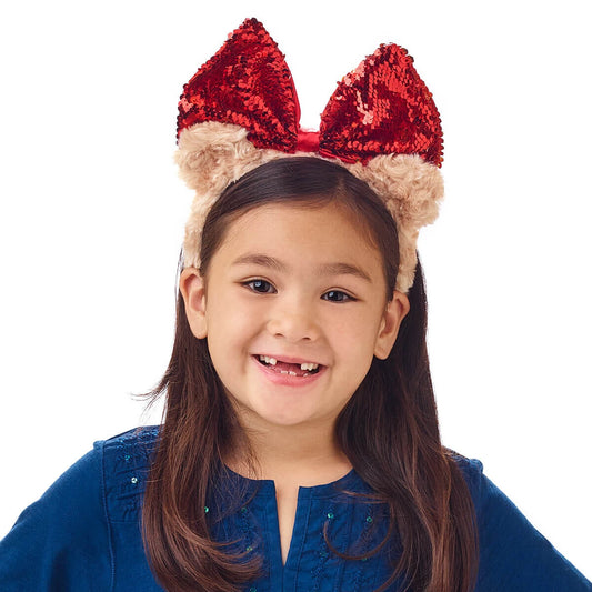 Sequin Bow Bear Headband for Kids | Build-A-Bear® - US 8703