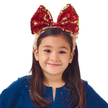 Sequin Bow Bear Headband for Kids | Build-A-Bear® - US 8703