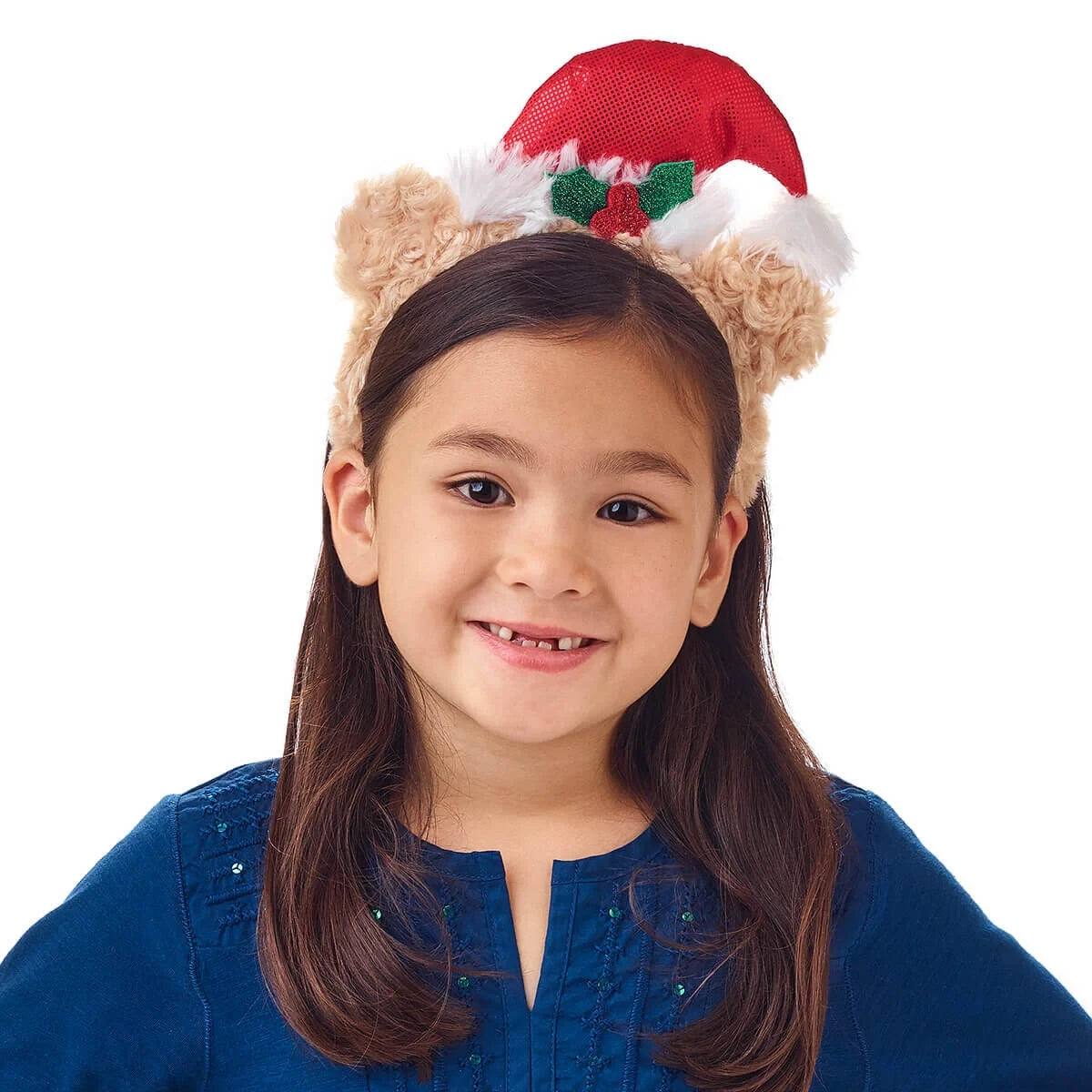 Santa Hat Bear Headband for Kids | Build-A-Bear® - US 5094