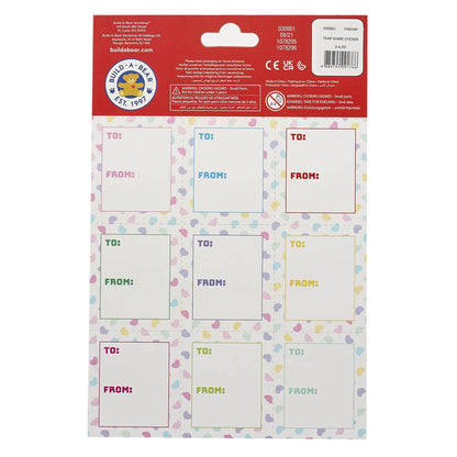 Valentine's Day Tear &amp; Share Sticker Set | Build-A-Bear® - US 5510